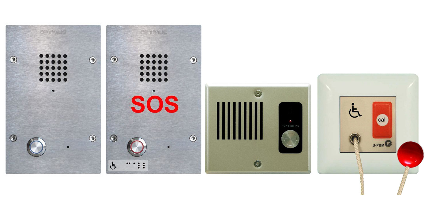System interkomowy SMC - wybór dostępnych paneli końcowych i akcesoriów