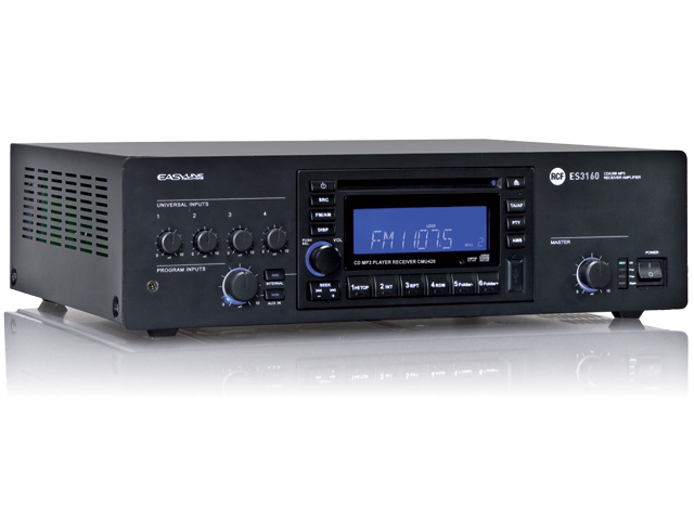 Tuner FM + player CD/MP3 + mixer/WZMACNIACZ, 160W-100V <br /> <br />  ES 3160